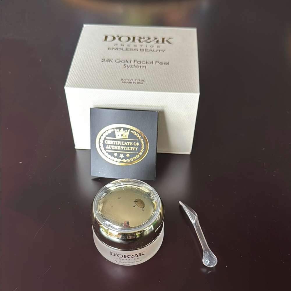 Gold and Black Skincare Peel
